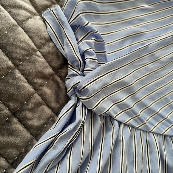 A.L.C. Striped One Shoulder Midi Dress - Picture 4 of 10